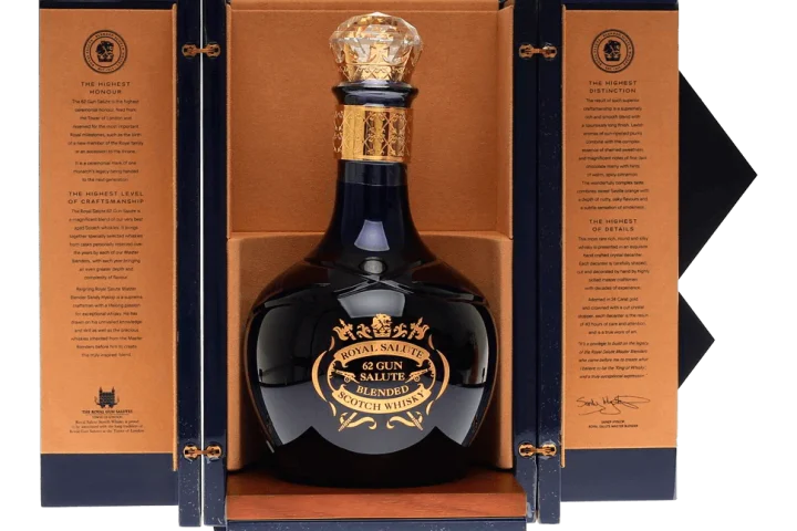 Royal Salute, a well-known Scotch whisky brand, has released a new limited-edition luxury series, collectively called the 62 Gun Salute collection.